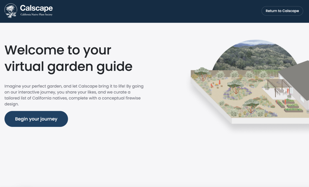 Welcome to your virtual garden guide - Screenshot